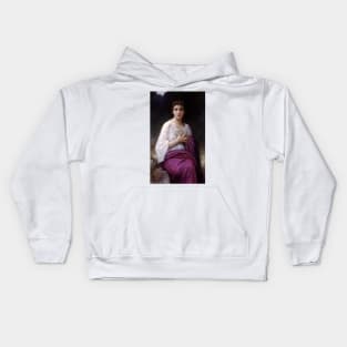 Psyche - William Adolphe Bouguereau Kids Hoodie